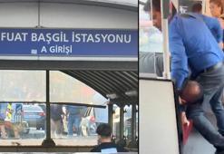 Gaziosmanpaşa'da tramvayda bıçaklı kavga! 1 kişi yaralandı