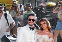 Çağla Gizem Şahin ve Ahmet Kural, balayından 10 kişi döndü!