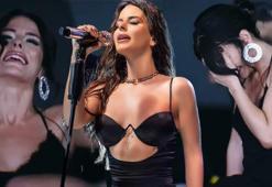 Konserde elektrikler kesildi, seyirci 'Aşkın Olayım'ı söyledi! Simge Sağın gözyaşlarına boğuldu