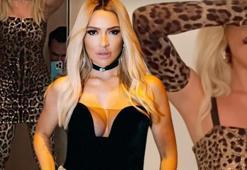 Hadise'nin baştan aşağı leopar tarzı gündem oldu