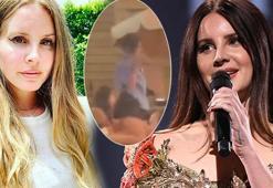 Lana Del Rey garson kıyafetiyle kalça dansı yaptı!