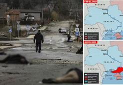 18 aylık Rus işgalinin özeti! Harita sürekli değişti, kuzeyden güneye savaş