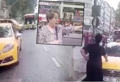 Fatih’te turist avına çıkan taksiciler kamerada!  Trafikten men edildiler
