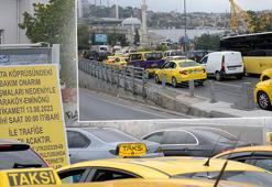 Galata Köprüsü'nde 40 günlük bakım trafiği: 10 dakikalık yeri 1 saatte gideceğim