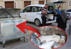 Denizli'de korkunç olay! Çöp konteynerinde bulundu