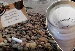 Nehirdeki şişenin çözülemeyen gizemi! 'Bulunabilirim' mesajının peşine düştüler