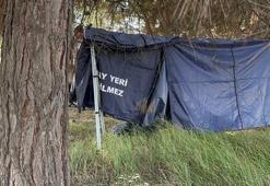 Elektrik işçileri ormanda erkek cesedi buldu
