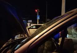 Bolu'da trafik kazası! Sürücü önce kaçtı, ardından geri geldi