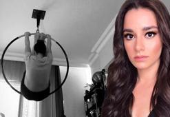 Ece Yaşar, çember içinde dans ederken yere kapaklandı!