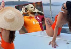 Simge Sağın'dan 'şükür saati' paylaşımı! 'Maç için Icardi'ye dua etmeye çıkmış'