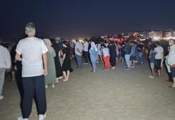 Yasak olmasına rağmen denize girdi! 'Sesleri duyduk, kadını kurtardık'