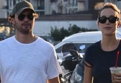 Birkan Sokullu-Eda Gürkaynak çifti akşam yürüyüşünde