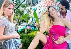 Wilma Elles karnı burnunda podyumda!