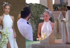 Burcu Esmersoy, Nazım Akmandil ile İtalya'da evlendi! Gözyaşları sel oldu