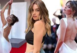 Melis Sezen Venedik Film Festivali'nde! Tarzı sosyal medyayı ikiye böldü