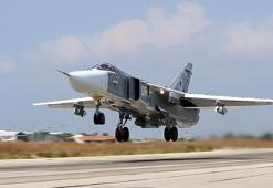 Rusya duyurdu! Su-24 uçağı ıssız alana düştü