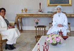 Emine Erdoğan Malcolm X'in kızı İlyasa Şahbaz ile bir araya geldi