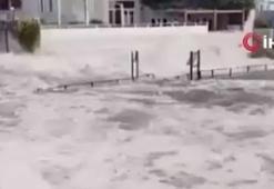 Güney Afrika'da dev dalgalar can aldı