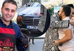 Yeni işi için araçlarını satan CZN Burak'a, Özbek hayranından son model hediye!