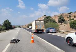Adana'da otoyola giren yaşlı kadının feci ölümü