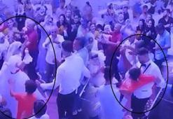Damat sinirlerine hakim olmadı! Gelinliği çekiştiren çocuğu yere fırlattı