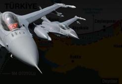 50 kilometre derinlikte operasyon: F-16'lar petrol kuyularını vurdu