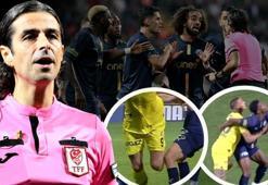 Kasımpaşa-Fenerbahçe maçında tartışma yaratan penaltı kararı! İlk golden önce faul var mı?