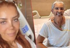 Kanser tedavisi gören Bahar Öztan ve oryantal Tanyeli hastanede buluştu!