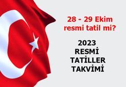 TAKVİM 🗓 28 Ekim hangi gün, tatil mi? 28 Ekim yarım gün mü? 29 Ekim Cumhuriyet Bayramı resmi tatil mi olacak?