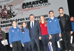 Başkanlardan amatöre destek