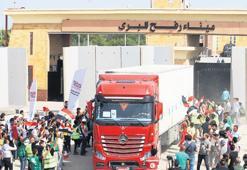 Refah açıldı, Gazze’ye ilk yardımlar ulaştı
