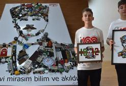 Tam 15 gün sürdü! Liseli gençlerden 100'üncü yıla özel Atatürk portresi