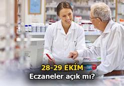 28 Ekim bugün ve 29 Ekim yarın Eczaneler açık mı, kaça kadar açık, kaçta kapanıyor? 28 Ekim bugün ve 29 Ekim yarın eczaneler yarım gün mü, tatil mi?