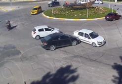 Isparta’da meydana gelen trafik kazaları KGYS kameralarına yansıdı