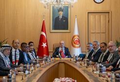 Meclis Başkanı Kurtulmuş, Yemen Milletvekili Al Ahmar'ı kabul etti