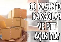 10 KASIM KARGOLAR AÇIK MI, PTT TATİL Mİ 2023? 10 Kasım'da (BUGÜN) PTT çalışıyor mu, kargolar kapalı mı? 10 Kasım kargoların çalışma durumu...