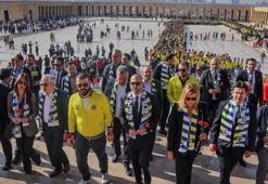 Fenerbahçeli taraftarlar Anıtkabir’i ziyaret etti