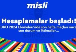 Hesaplamalar başladı! EURO 2024 Elemeleri'nde son hafta maçları öncesi son durum ve ihtimaller…