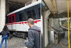 İzmir'de metro raydan çıktı! Bölgeye çok sayıda ekip sevk edildi