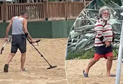 Define avcıları Alanya'da plajda: Ne bulursak kar!