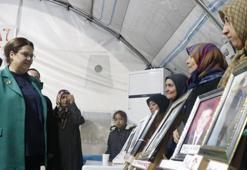 Derya Yanık, Diyarbakır'da evlat nöbetindeki aileleri ziyaret etti