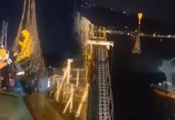 Sarıyer açıklarında yaralı gemi personeli kurtarıldı