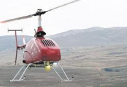 Askerin erzakını insansız helikopter Alpin taşıdı