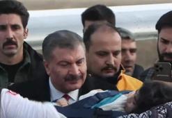 Gazzeli 3 yaralı çocuk Türkiye'de! Bakan Koca'dan tahliye açıklaması