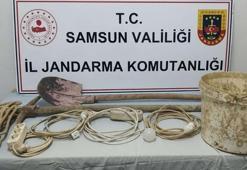 Metruk binada define kazısı! Baba ve oğlu suçüstü yakalandı