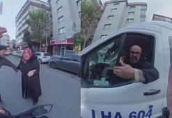 Pendik'te motor kuryeden servis sürücüsüne 'Polat Alemdar' tepkisi
