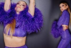 Hadise morlar içinde! 'Sabahları sırtımı kütletirken ben'