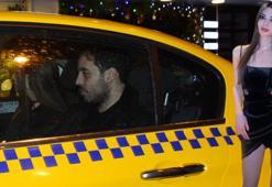 Derin Talu'nun panik anları! Takside yüzünü sakladı