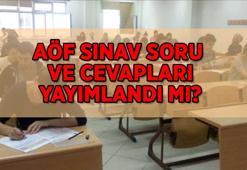 AÖF SORU VE CEVAP ANAHTARLARI 📢 AÖF 9-10 Aralık AÖF ara sınav sonuçları ne zaman açıklanacak?