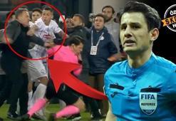 Bravo Minchev! Herkes kaçışırken Halil Umut Meler'e siper oldu